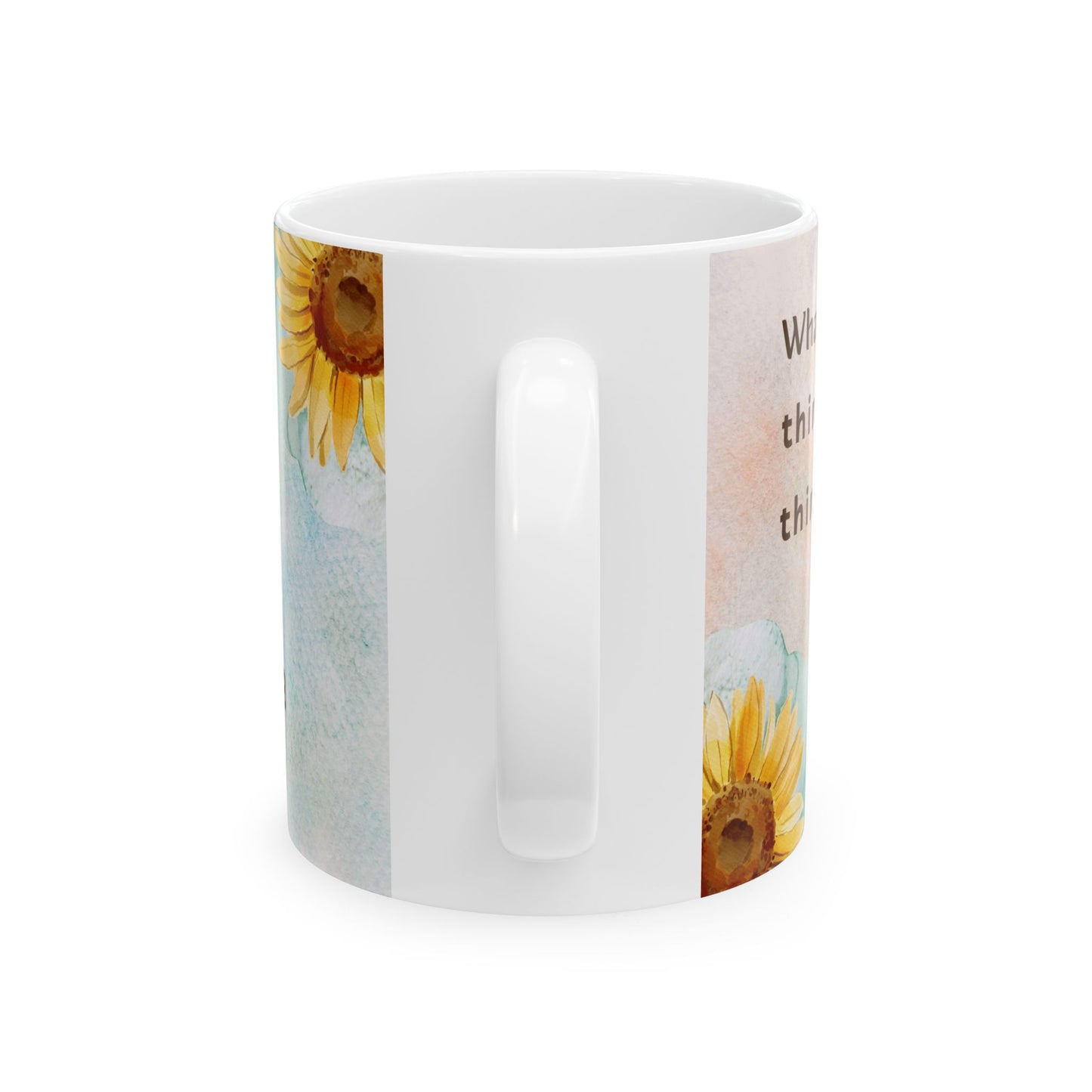 Whatever is Lovely... Ceramic Mug, (11oz)