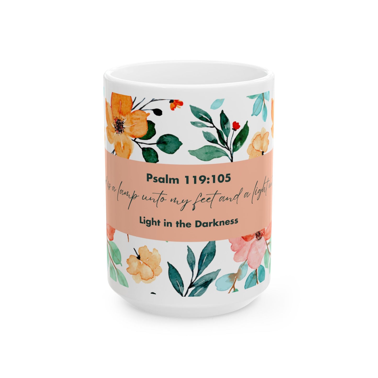 Ceramic Mug, Psalm 119:105,  (11oz, 15oz)