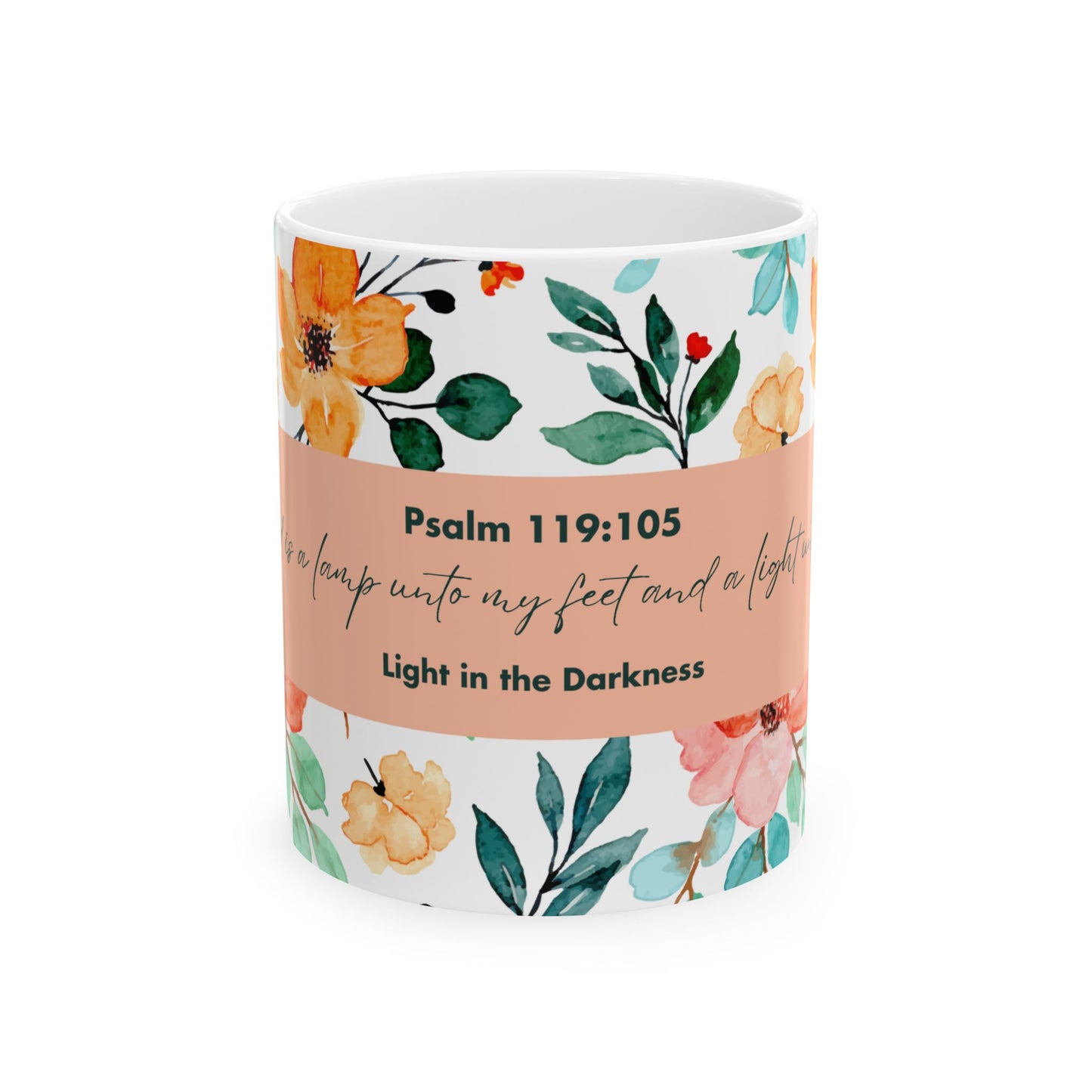 Ceramic Mug, Psalm 119:105,  (11oz, 15oz)