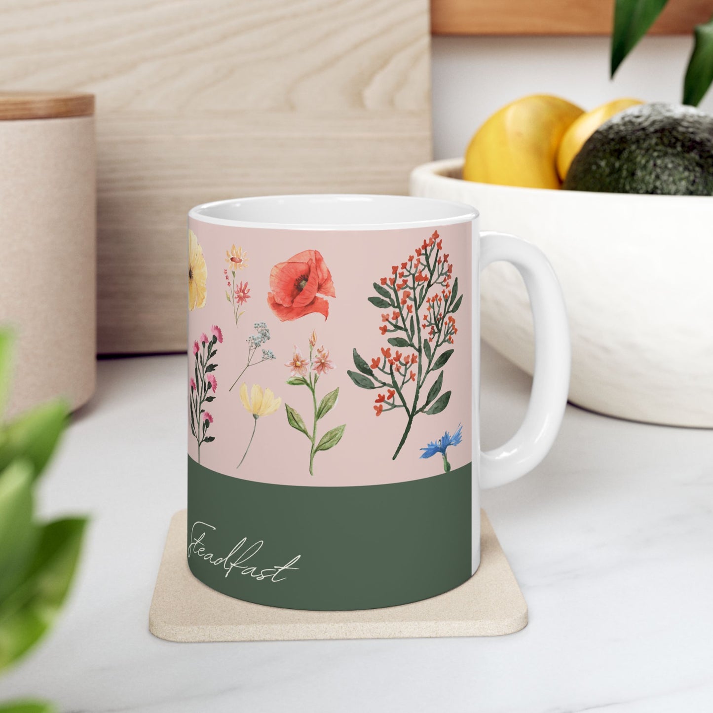 Be Still, Be Focused, Be Steadfast Ceramic Mug, (11oz, 15oz)