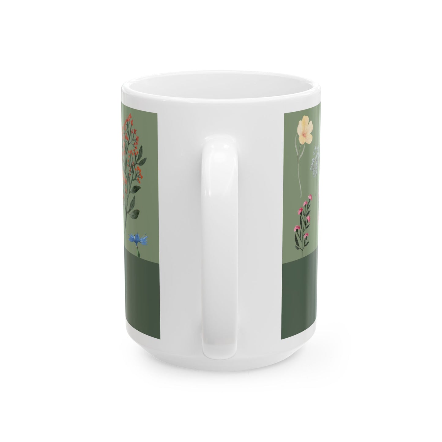 Bloom Where You Are Planted Ceramic Mug, (11oz, 15oz)